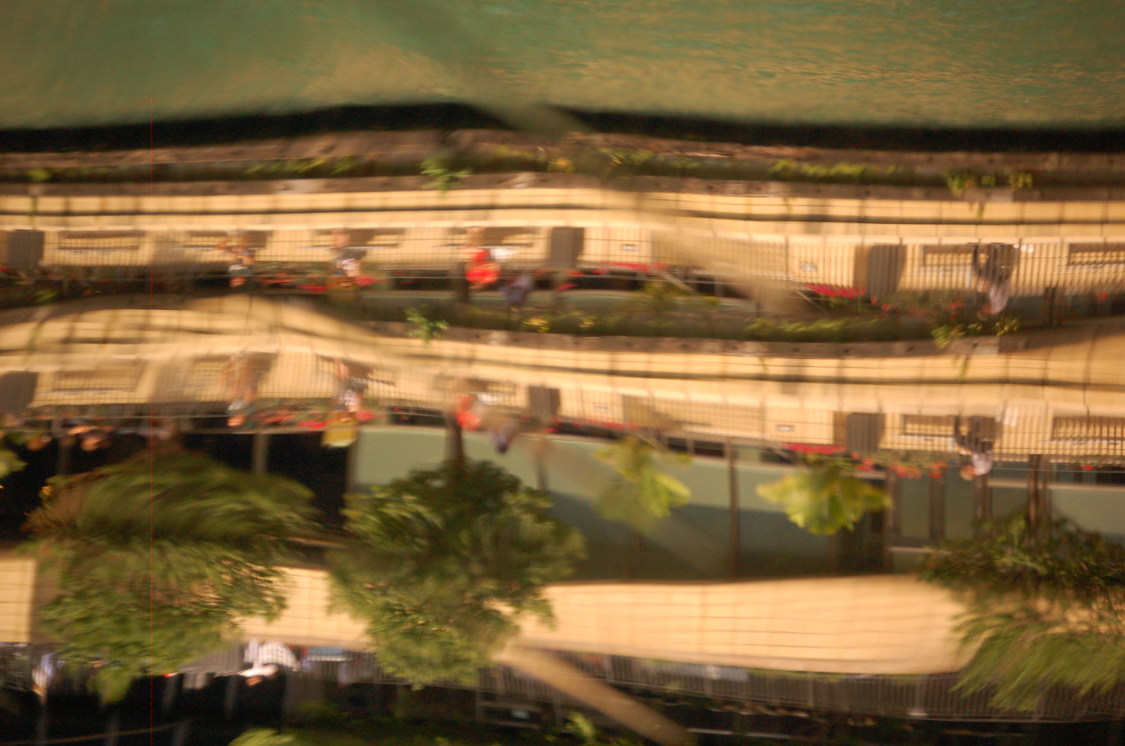 Reflected cityscape — cannot tell what is right side up